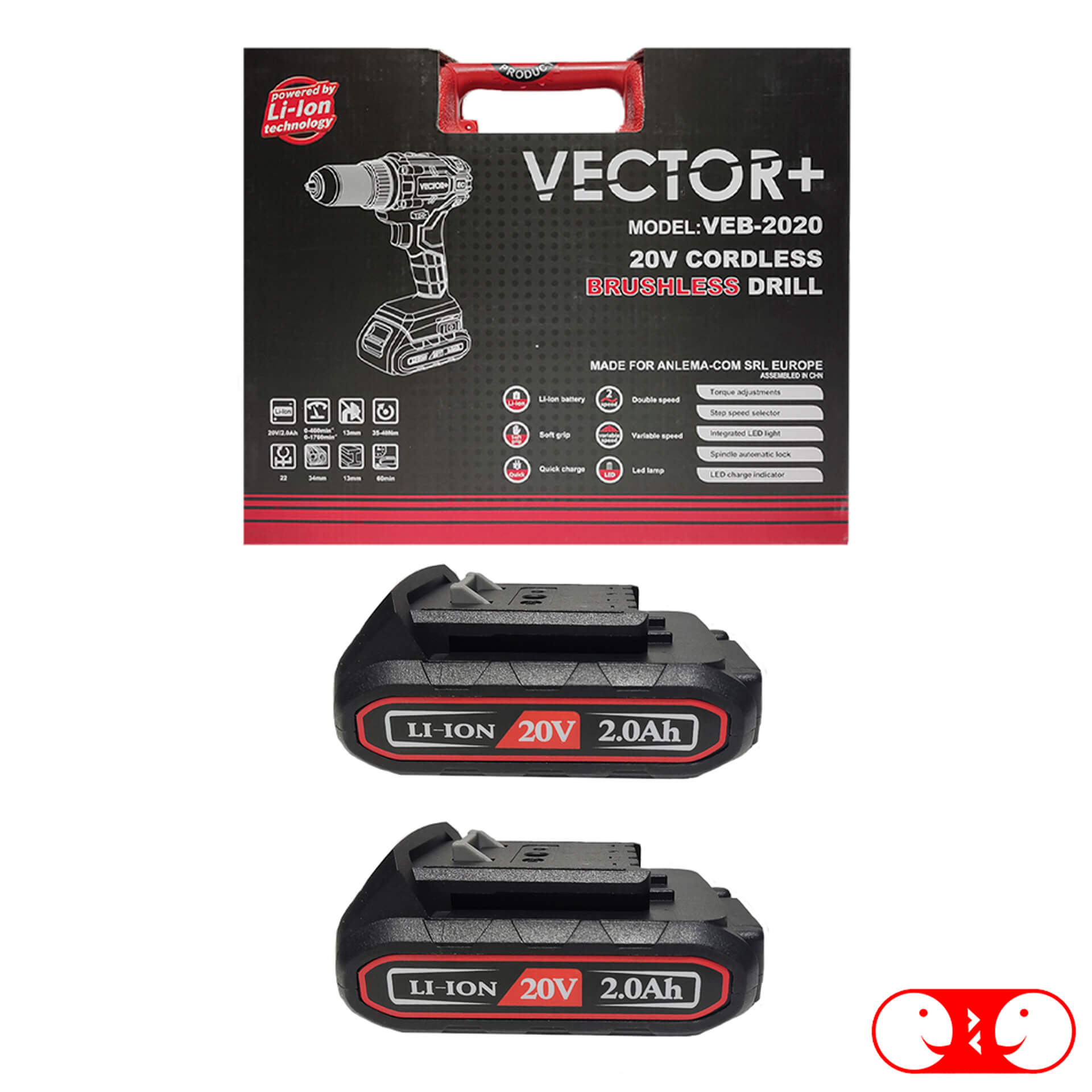 Шуруповерт Vector+ VEB2020