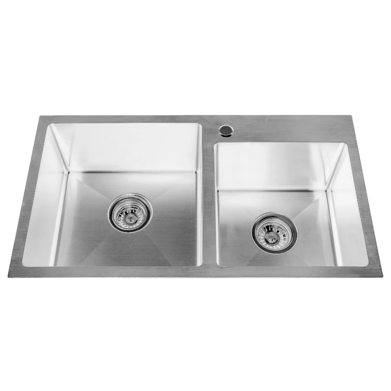 Кухонная мойка Fabiano 78x43 Satin Right