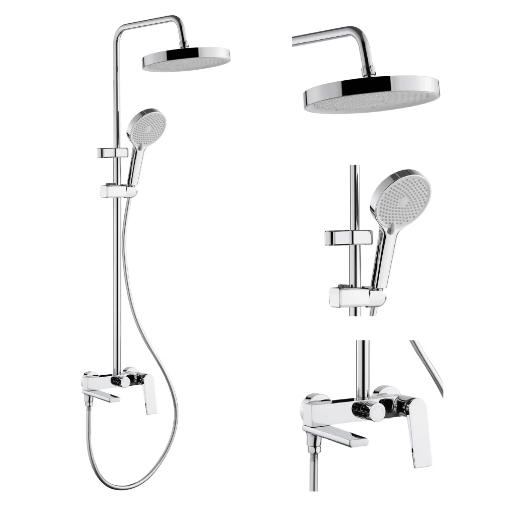 Тропический душ Flow 8385 Chrome