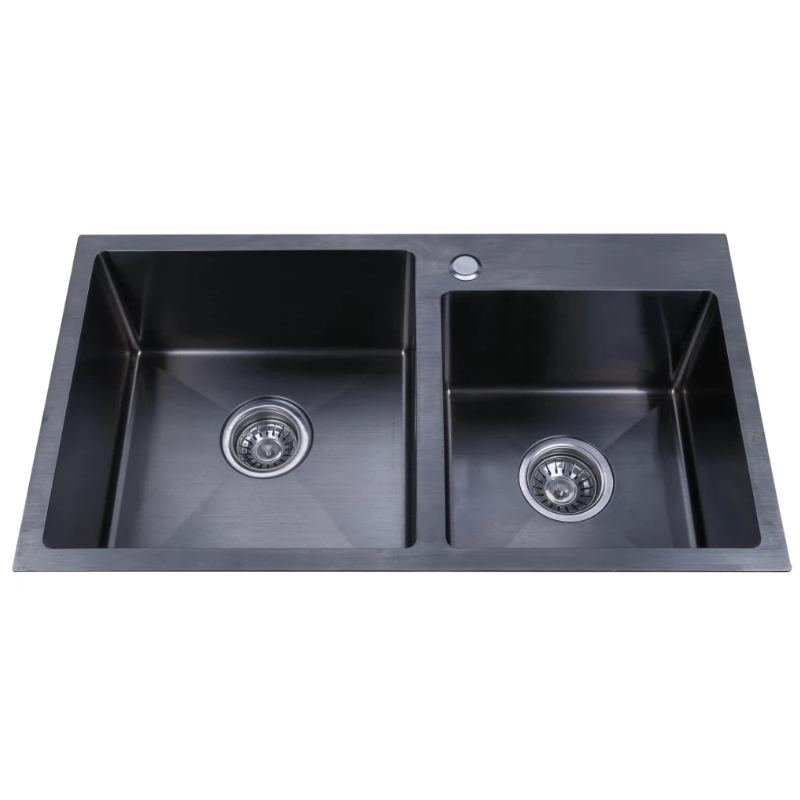 Кухонная мойка Fabiano 78x43 Black Left