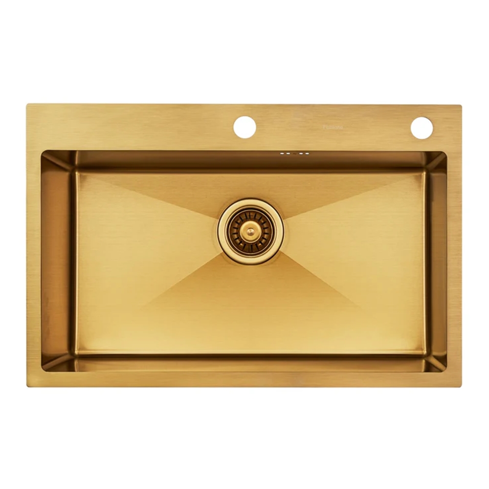 Кухонная мойка Fabiano 70x45 Nano PVD Gold