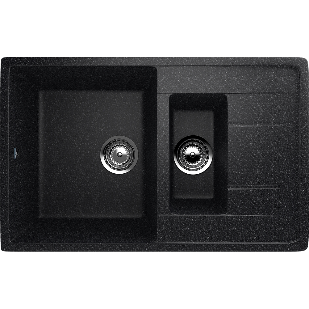 Кухонная мойка ULGRAN U-205 Черный