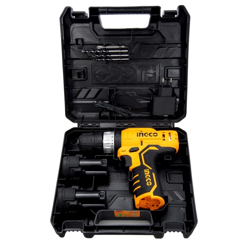 Шуруповерт акумуляторный ударный INGCO CIDLI1232 Li-Ion 12V/1.5A