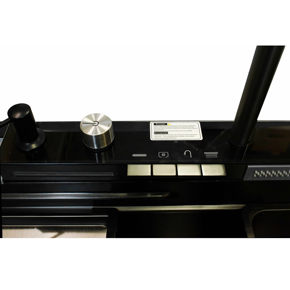 Многофункциональная кухонная мойка Zerix ZH7546-SET-02 Nano Black