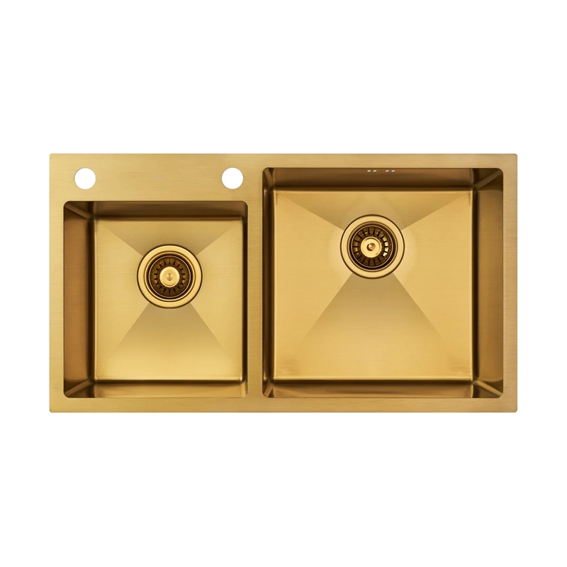Кухонная мойка Fabiano 78x43 Gold Right