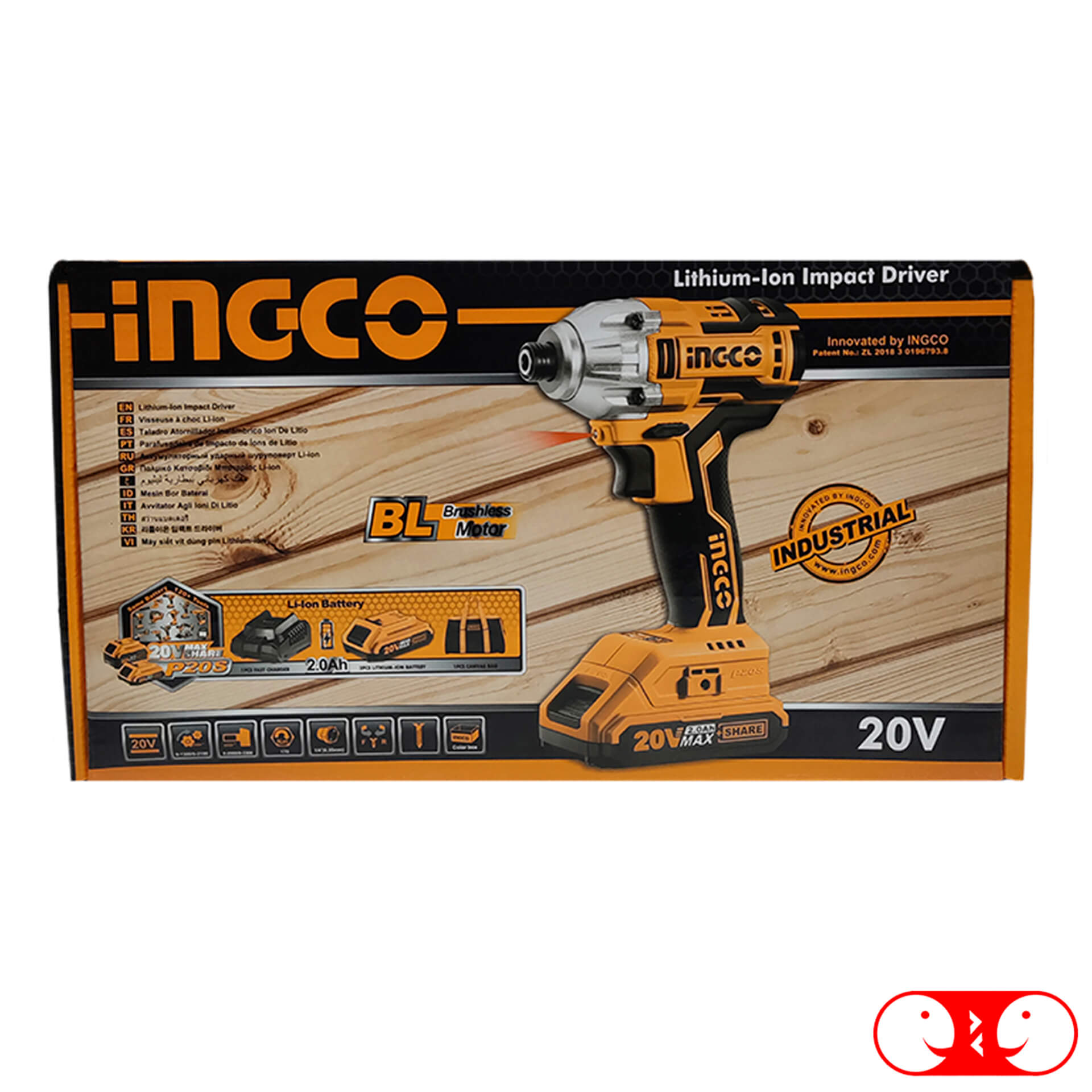 Гайковёрт аккумуляторный ударный INGCO CIWLI2001