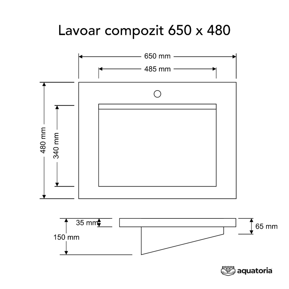 Умывальник Montebella 650x480 mm Koala