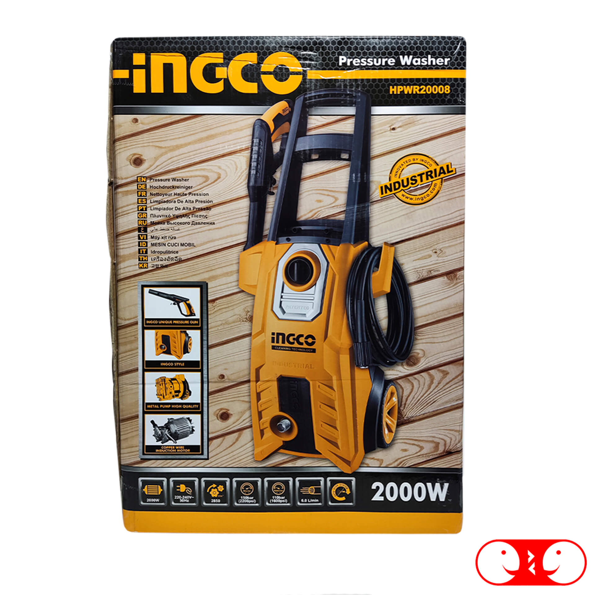 Мойка высокого давления Ingco HPWR20008