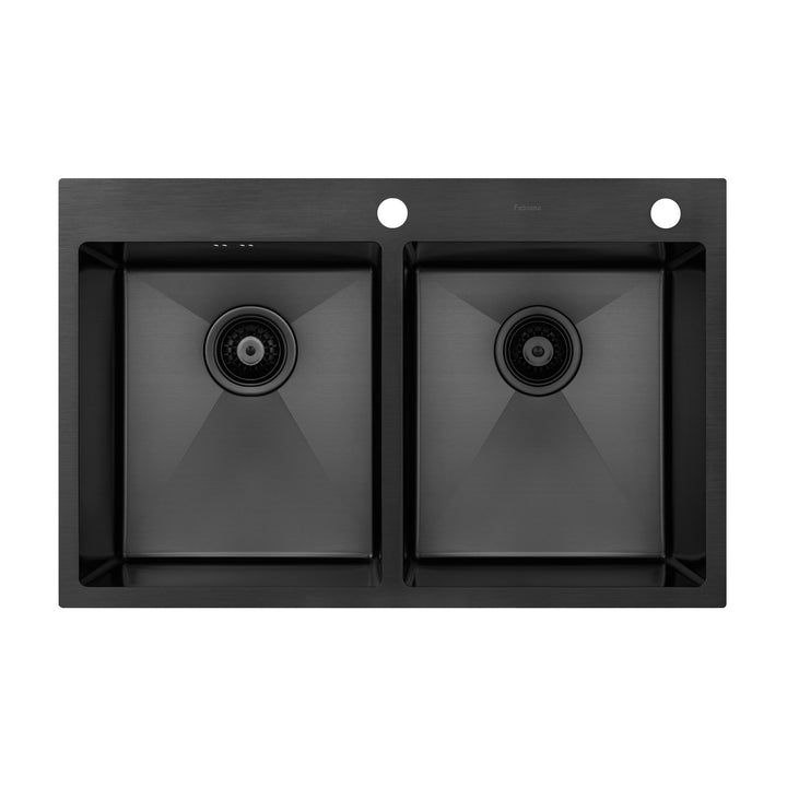 Кухонная мойка Fabiano Nano PVD 78x50 Black