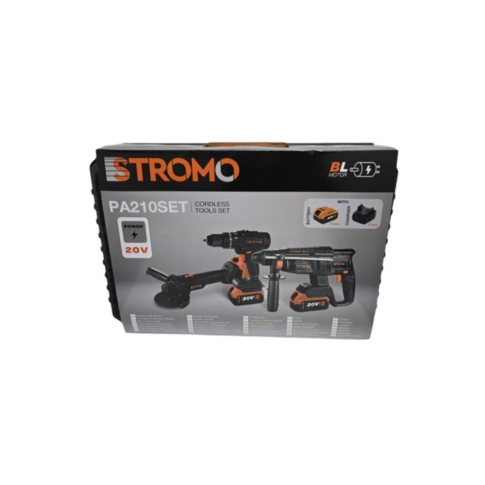 Набор аккумуляторных инструментов STROMO PA210