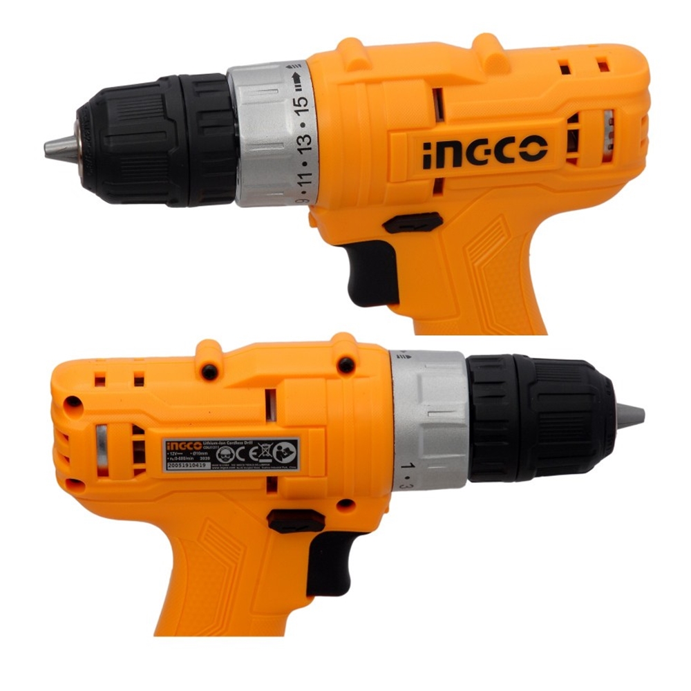 Шуруповерт аккумуляторный INGCO CDLI1211 Li-Ion 12V/1.5A