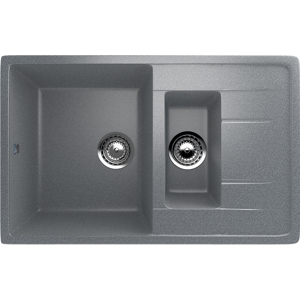 Кухонная мойка ULGRAN U-205 Темно-Серый