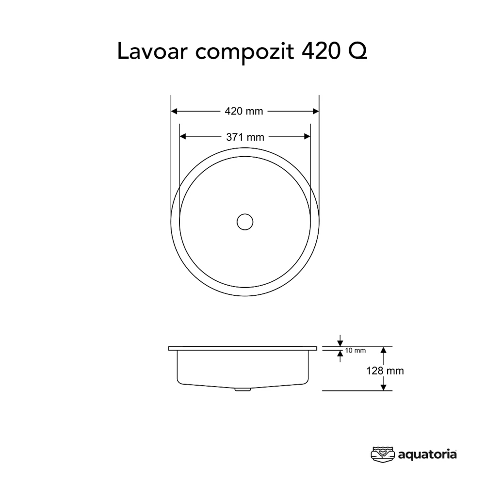 Умывальник Montebella 420x420 Q mm Pantera