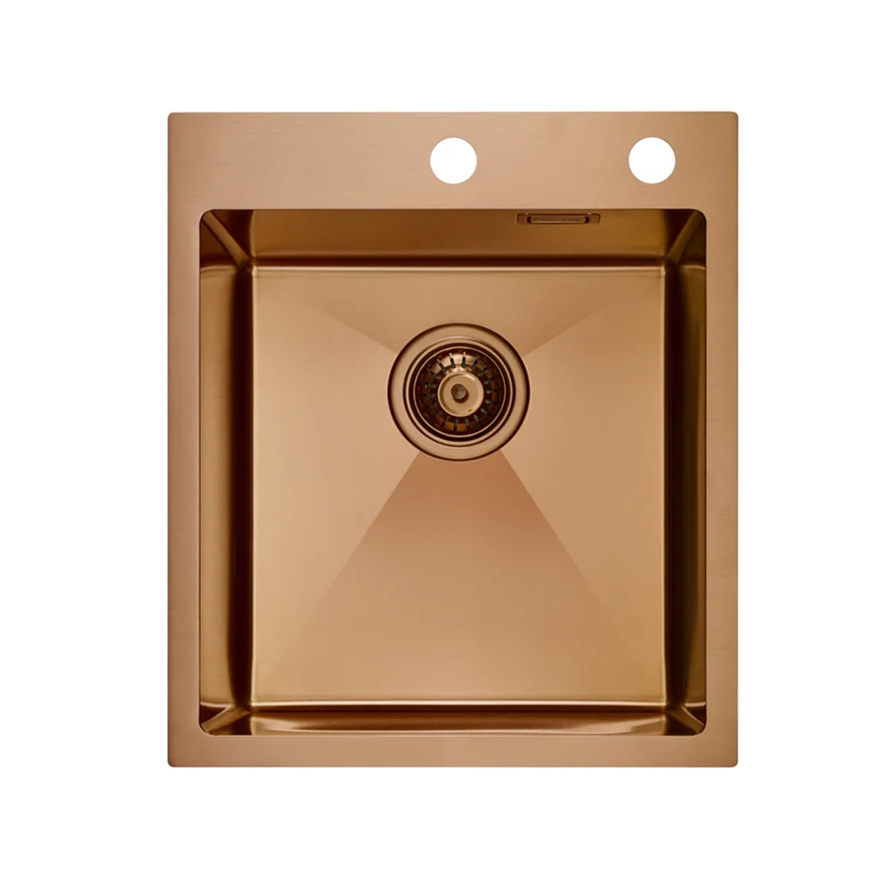 Кухонная мойка Fabiano Nano PVD 43x50 Bronze