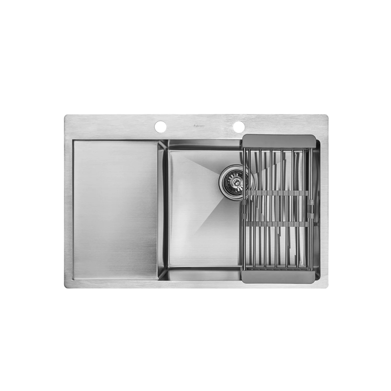 Кухонная мойка Fabiano 78x51 Satin Right