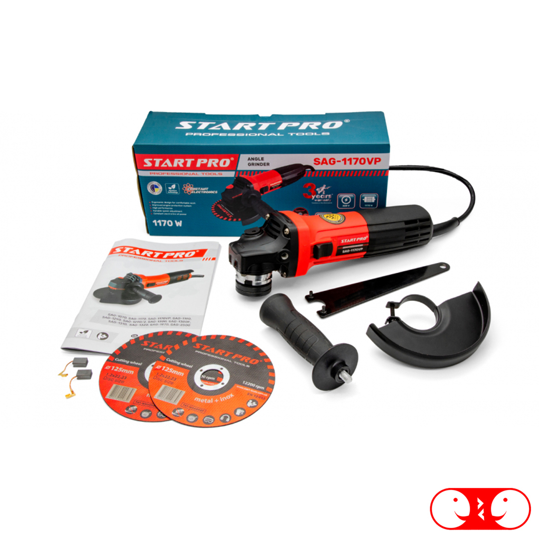 Шлифмашина угловая START PRO SAG-1170 VP