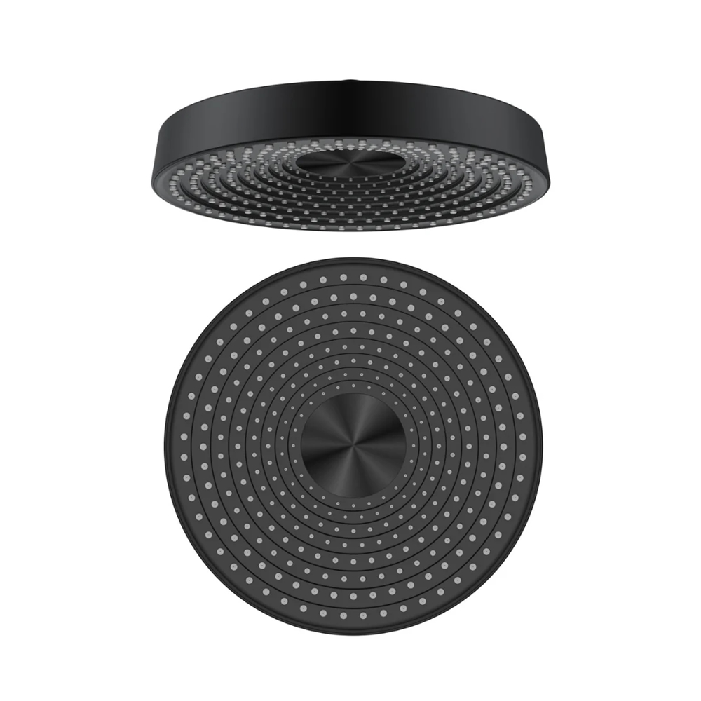 Душевая головка Apex 126 Black 300mm