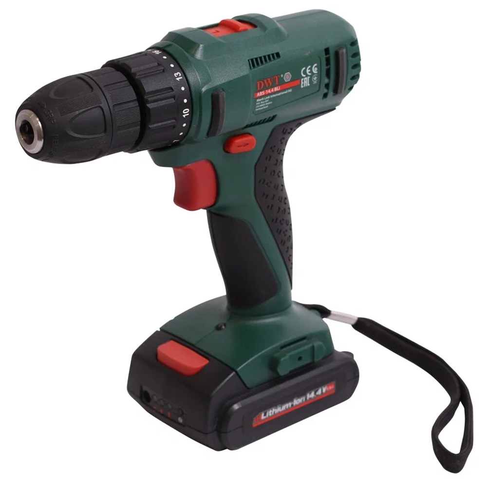 Шуруповерт аккумуляторный DWT ABS14.4 BLI-2 BMC
