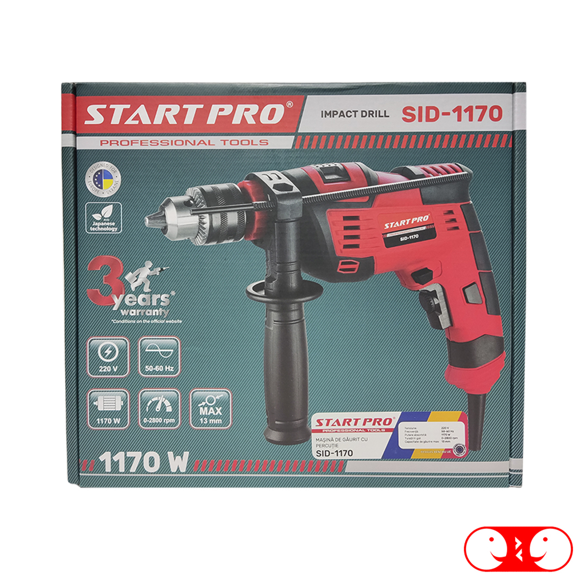 Дрель ударная Start Pro SID-1170