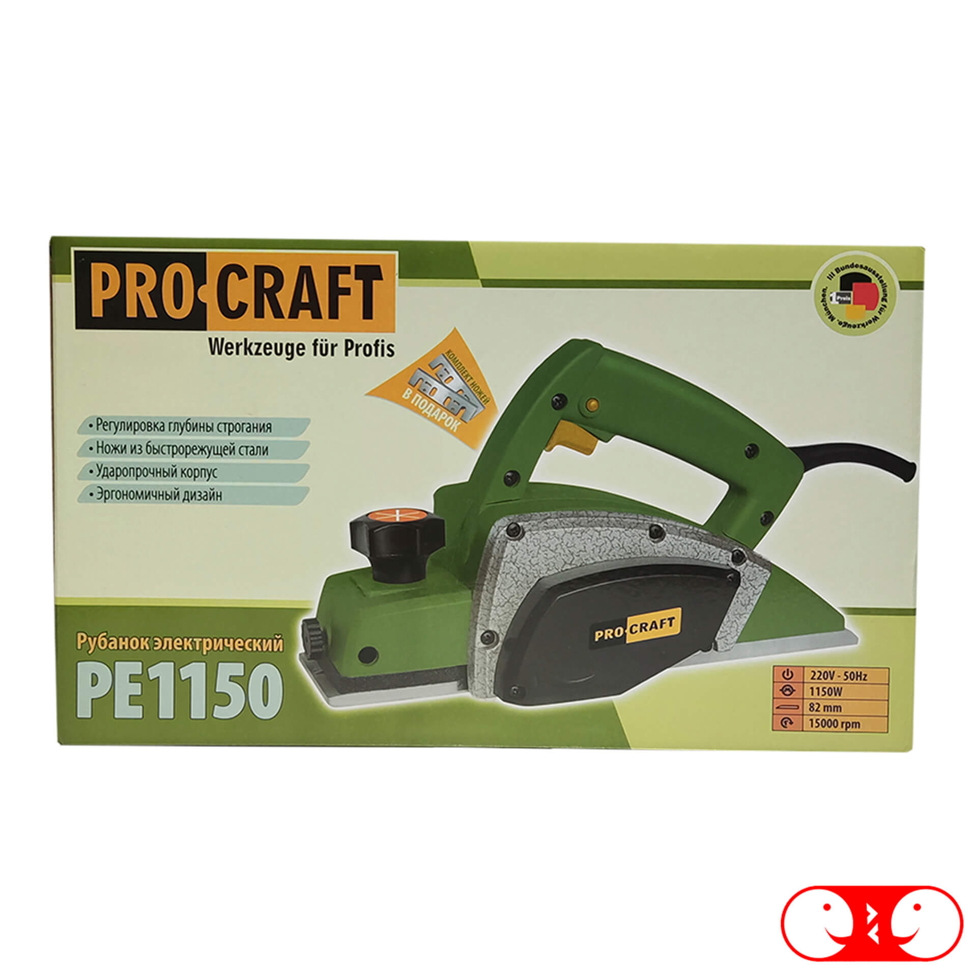 Рубанок ProCraft PE1150