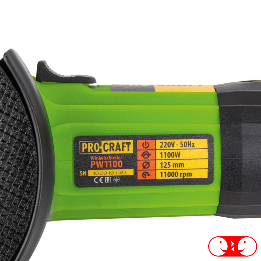 Углошлифовальная машина Procraft PW1100