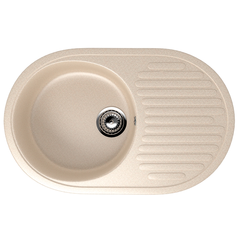Кухонная мойка ULGRAN U-107 Бежевый