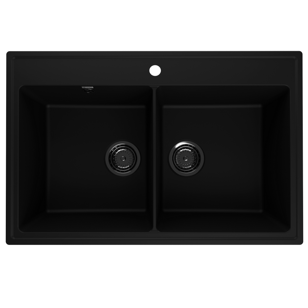 Кухонная мойка ULGRAN Quartz Ruma 780 Уголь