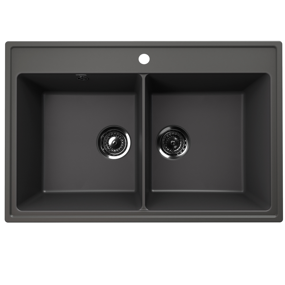 Кухонная мойка ULGRAN Quartz Ruma 780 Асфальт