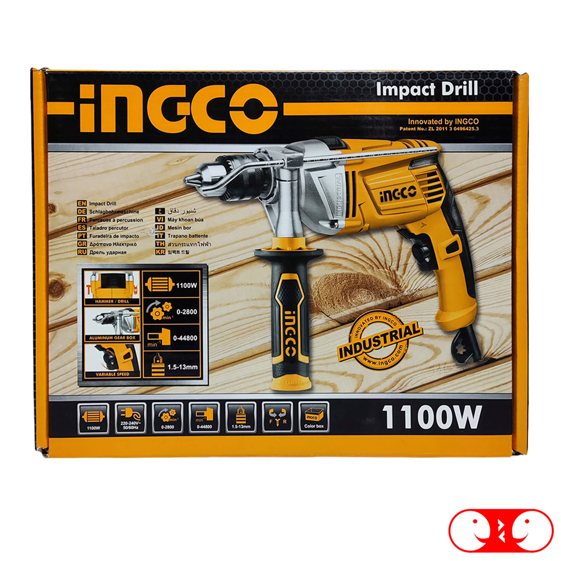 Ударная дрель INGCO ID11008