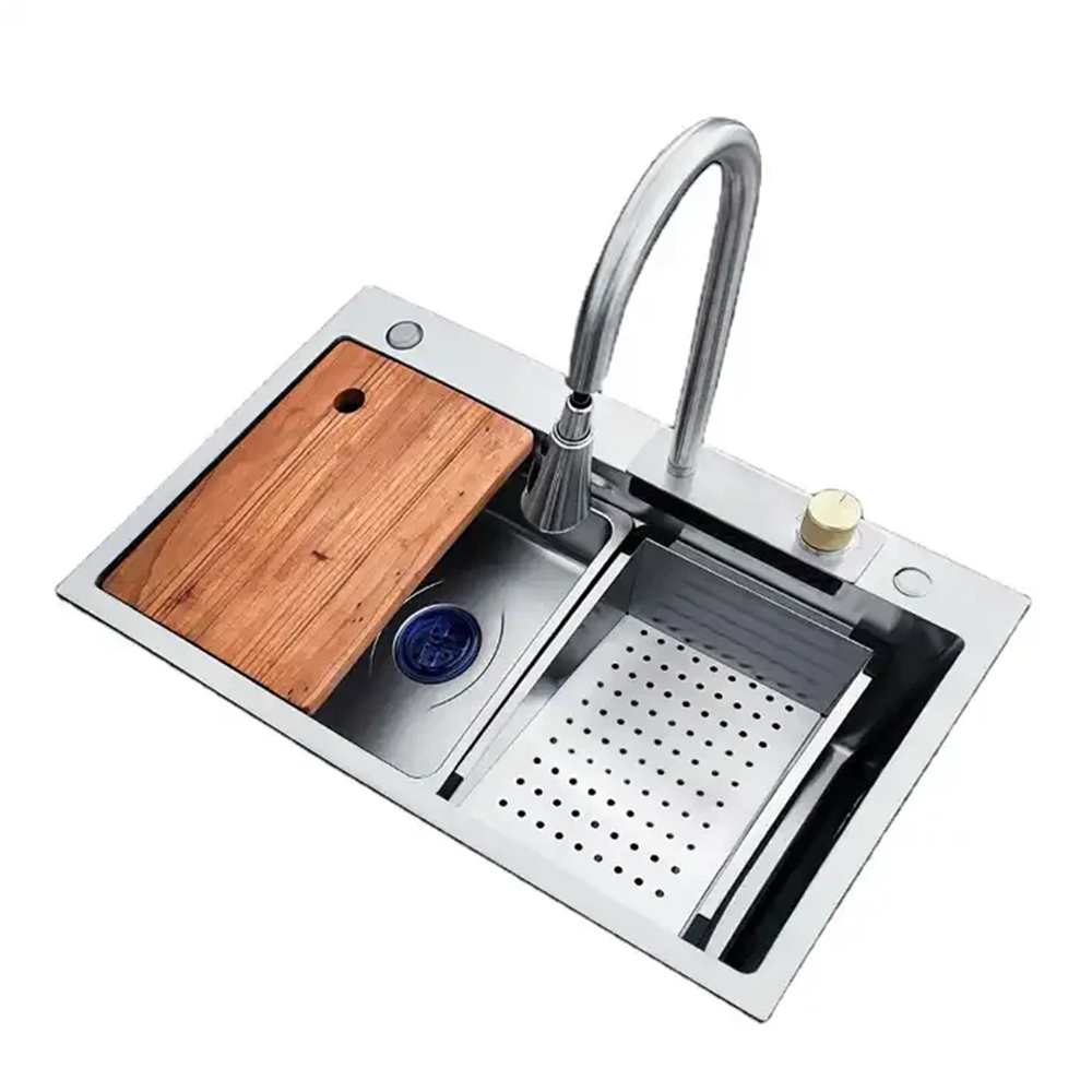 Chiuvetă Fabiano 75x46 multifuncțională Satin