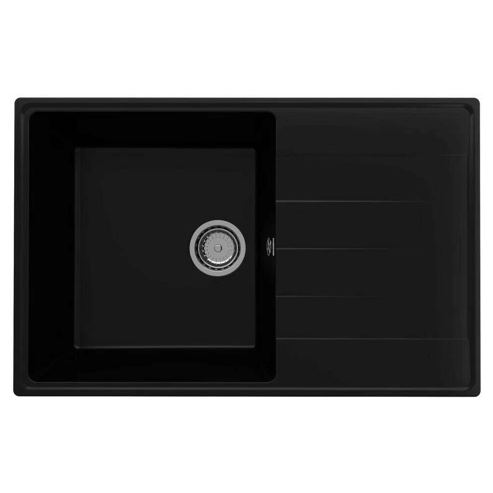 Кухонная мойка ULGRAN Quartz Prima 780 Уголь