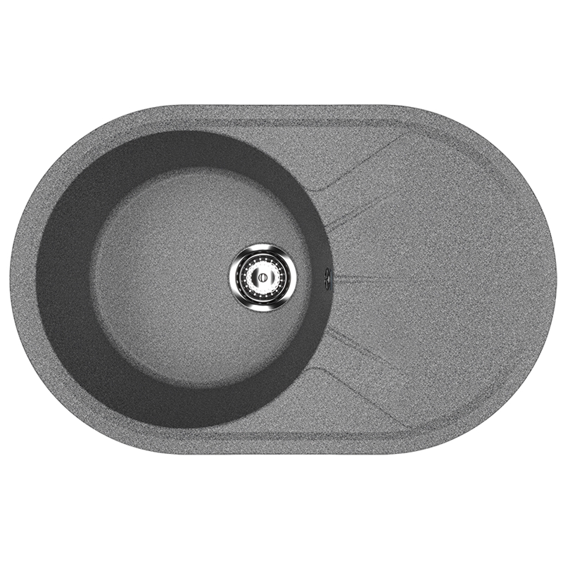 Кухонная мойка ULGRAN U-503 Темно-серый