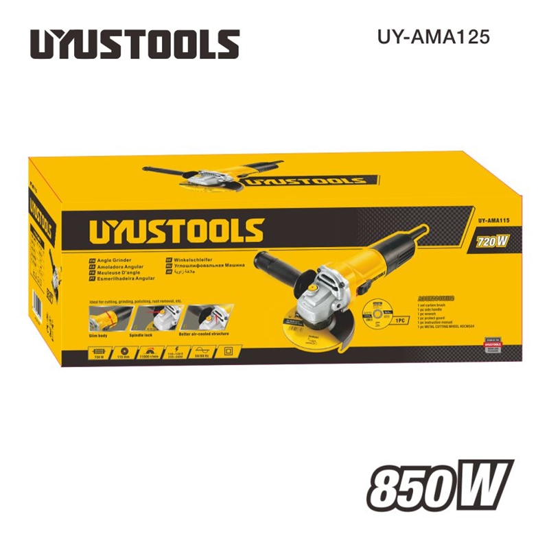 Угловая шлифовальная машина UYUSTOOLS UY-AMA125