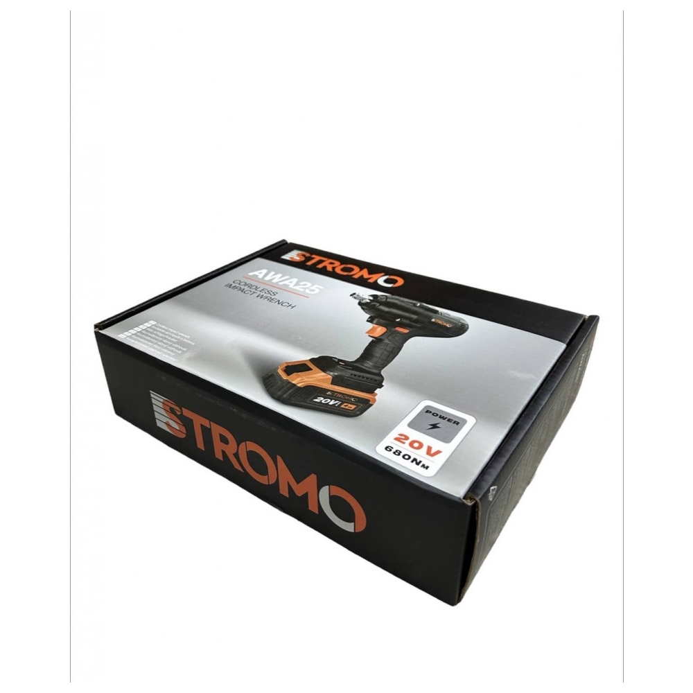 Гайковерт аккумуляторный ударный Stromo AWA25