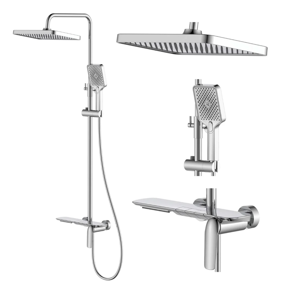 Тропический душ Flow 8389 Chrome