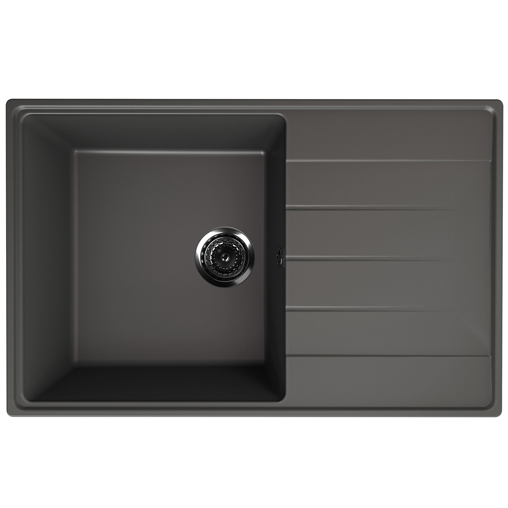 Кухонная мойка ULGRAN Quartz Prima 780 Асфальт