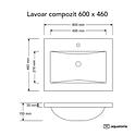 Умывальник Montebella 600х460 mm Pantera