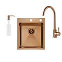 Кухонная мойка Fabiano Nano PVD 43x50 Bronze