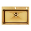Кухонная мойка Fabiano 70x45 Nano PVD Gold