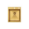Кухонная мойка Fabiano Nano PVD 43x50 Gold