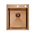 Кухонная мойка Fabiano Nano PVD 43x50 Bronze