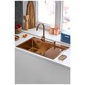 Кухонная мойка Fabiano 78x51 Nano PVD Bronze Right