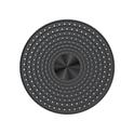 Душевая головка Apex 126 Black 300mm
