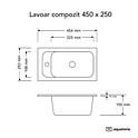 Умывальник Montebella 450x250 mm Jaguar