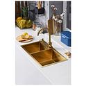 Кухонная мойка Fabiano 78x43 Gold Left