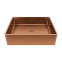 Умывальник Fabiano Nano PVD 480 x 370 mm Бронзовый + Клапан Click Clack