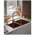 Кухонная мойка Fabiano 78x43 Nano PVD Bronze Left