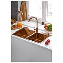 Кухонная мойка Fabiano 78x50 Nano PVD Bronze