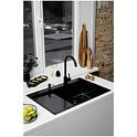 Кухонная мойка Fabiano 78x51 Nano PVD Black Left